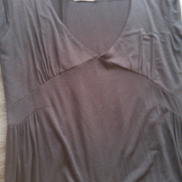 ⚡SALE⚡Stretchy Black Cap Sleeve V-neck Dress - Picture 5 of 6